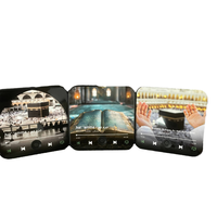 Haut-parleur audio Coran personnalisé avec photo, aimant de réfrigérateur en acrylique écologique DIY, cadeau de mariage islamique pour musulmans, vente chaude