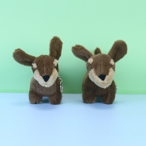 Chất Lượng Cao 14Cm Nhồi Bông <span class=keywords><strong>Dachshund</strong></span> Con Chó Keychain Dễ Thương Nâu Mềm Mini Búp Bê Con Chó Sang Trọng Thú Nhồi Bông Đồ Chơi - Product Image 4