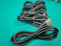 Câble de données USB vers Type-C 3A à charge rapide, 1m, en PVC, pour téléphone portable, noir, sortie d'usine, stock suffisant