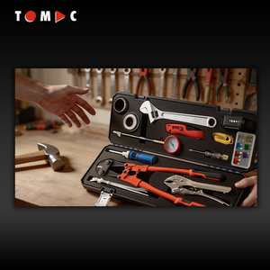 Kit d'outils d'urgence TOMAC pour les conducteurs de camions sous le siège des véhicules lourds, équipé d'un coupe-boulons robuste de 18 pouces - Product Image 3