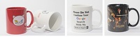 Tasses vierges en céramique blanches de qualité professionnelle 11 oz pour sublimation, isolation thermique, pour café, thé, cadeaux DIY, en grès, pour aliments