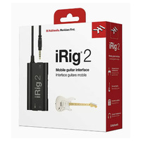 Interface audio pour guitare et basse IRig2, convertisseur, accessoires pour instruments de musique