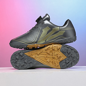 Nouvelles Chaussures de Football d'Entraînement Respirantes pour Enfants, à Boucle Rotative, pour Terrains en Gazon Synthétique (TF), Idéales pour les Garçons du Primaire - Product Image 2
