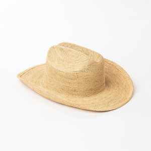 <span class=keywords><strong>2025</strong></span> 2026 <span class=keywords><strong>New</strong></span> Arrival mùa hè thời trang xu hướng handmade Tây cao bồi hat Raffia rơm bãi biển Sun hat - Product Image 6