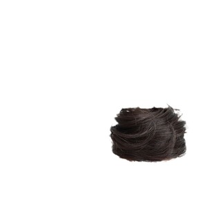 Chignon en cheveux humains naturels, volumineux et lisses, facile à poser pour femme, pour augmenter le volume des cheveux, perruque naturelle effet fleur. - Product Image 1