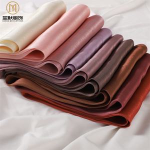 Hijab en mousseline de soie plissé de luxe pour femmes filles et musulmanes, châle scintillant à paillettes, écharpe Bawal Malaisie, dernière vente en gros - Product Image 5