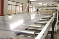 Ligne d'extrusion de plaques épaisses PET APET Ligne d'extrusion de plaques de diffusion PMMA ou PC