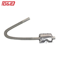 Silencieux d'échappement en acier inoxydable pour système de chauffage au gaz Webasto, marque CNDE, garantie 1 an, 16,5 cm/6,5'' X