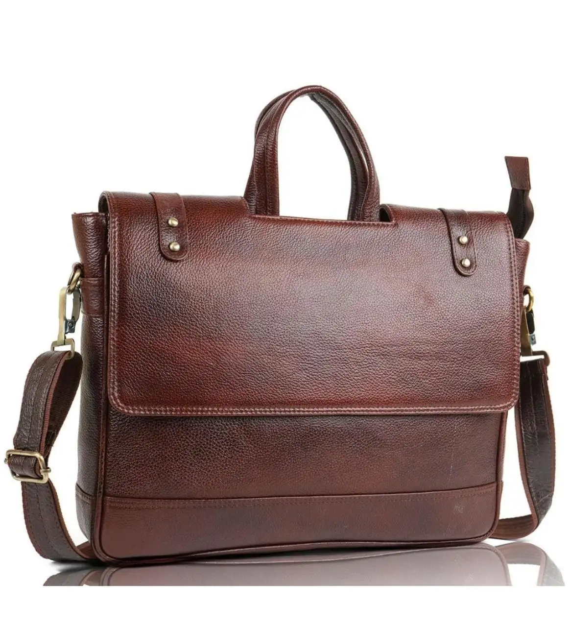 High Quality Handcrafted 100% Original Leather Laptop Bags for Office Business