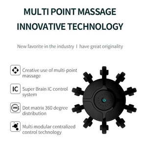 2025 Venta caliente Material ABS masajeador de terapia de cabeza inteligente dispositivo de vibración eléctrica multidimensional para aliviar el estrés - Product Image 4