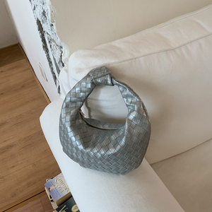 Borsa a Tracolla da Donna Fatta a Mano, Stile Hobo, con Cerniera e Fodera in PU, Modello Concord - Product Image 4