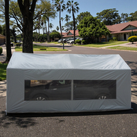 Tente mobile extérieure en PVC durable 420g, imperméable >3000mm, anti-UV, housse de garage gonflable, protection contre les inondations, publicité