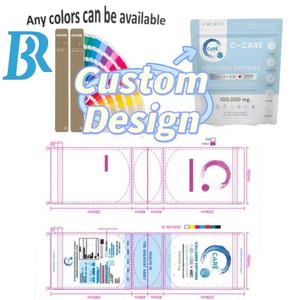 ถุงซิปพลาสติกด้านสำหรับใส่อาหารข<span class=keywords><strong>นม</strong></span>คุกกี้ - Product Image 2