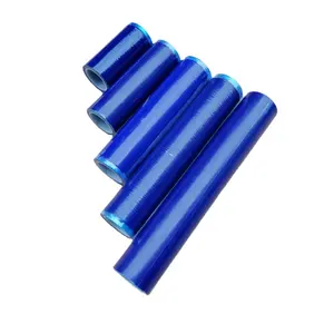 Disposable clean room PE sticky roller dust removing sticky roller 4" clean room sticky roller supplier