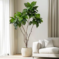 Branches d'Arbre de Magnolia Artificielles en Soie de Haute Qualité, Décoration Intérieure Verte, Pot de Simulation, Vente Chaude, Direct Usine, Excellente Réplique