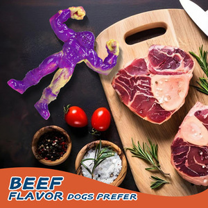 Giocattolo di cane resistente in Nylon per masticare carne di manzo indistruttibile giocattolo per cani grandi giocattoli interattivi per cani - Product Image 6