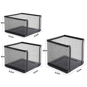 Màu Đen Kim Loại Lưới Dính Lưu Ý Chủ Cho Bút Kẹp Giấy Thumbtack Văn Phòng Nhà Trường Bàn Tổ Chức - Product Image 1