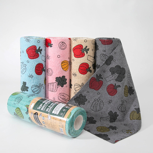 Rouleau de chiffon en microfibre multi-usages, remplaçable hebdomadaire, série Pumpkin, à déchirer, absorbant, pour le nettoyage de la cuisine - Product Image 5