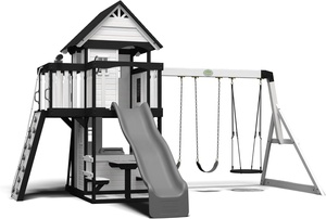 Aire de jeux extérieure GlideGalore, <span class=keywords><strong>zone</strong></span> d'aventure ultime pour enfants avec balançoires et toboggans - Product Image 4