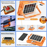 Altavoz Solar OTHC con Luz LED, Directo de Fábrica, OEM/ODM, Impermeable, Cinco Niveles de Atenuación, Recargable por USB, para Obras de Construcción