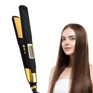 2023 बाल स्टाइल उपकरण नैनो सैलून 1.25 इंच चौड़ी प्लेट पेशेवर बाल Straightener टाइटेनियम फ्लैट लोहे