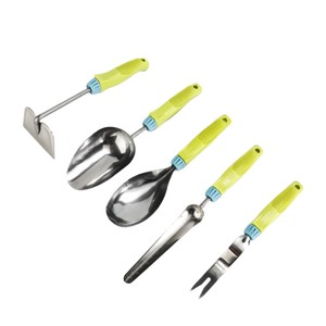Stainless Steel Garden Fork With Plastic Handle Durable Manual Tool For Home Gardening Use - Product Image 4
