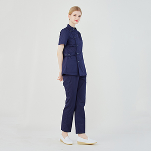 Uniformes Médicos Personalizados para Enfermeras de Hospital, Diseño de Manga Corta Suave y Elástico, Uniformes de Enfermería de Nuevo Diseño para Médicos - Product Image 4