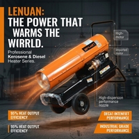 LENUAN 50KW Équipement de chauffage Pompe à chaleur pour chauffage au diesel de poulailler, chauffage industriel au diesel et au kérosène