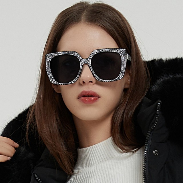Fashion Square Sunglasses PC Spectacles Black Eyeglasses Frame for Women Glasses Eyewear