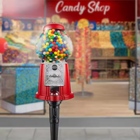 Fabricants Vente en gros Distributeur automatique de bonbons de haute qualité Distributeur de bonbons commercial à jetons Distributeur de bonbons Gumball Machine