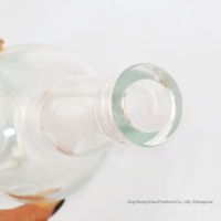 Bouteille en verre vide pour boissons, usage industriel, vin de fruits, fabrication artisanale, aromathérapie, couvercle hermétique, distribution en gros, W020