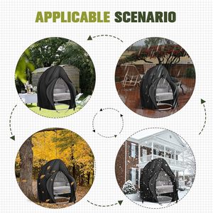 Funda para <span class=keywords><strong>silla</strong></span> de patio Oxford, funda impermeable para <span class=keywords><strong>silla</strong></span> de columpio a prueba de polvo, funda para <span class=keywords><strong>silla</strong></span> colgante en forma de huevo - Product Image 5