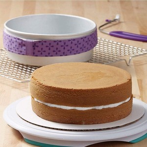 Baking Straps 85x4cm Heat Resistant Fabric Cake Mold Protection Round 4 Pieces Home Baking Tools - Product Image 2