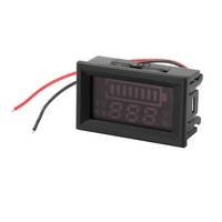 Indikator Kapasitas Baterai Digital LED Tester Voltmeter Monitor untuk Baterai Asam Timbal, Lithium Polymer, NiMH DC12V 24V 36V 48V 60V 72V 84V 96V