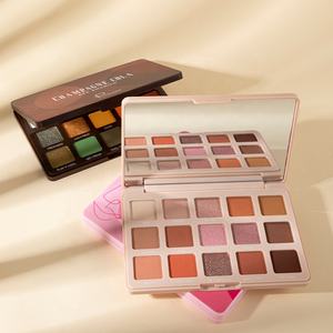 Vente en gros de cosmétiques de marque privée de pigments imperméables longue durée <span class=keywords><strong>Palette</strong></span> de fards à paupières de haute qualité Marque privée - Product Image 1