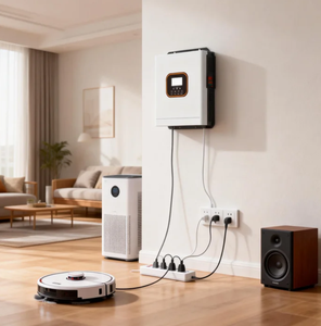 อินเวอร์เตอร์พลังงานแสงอาทิตย์ 8.5/10.2KVA รุ่น <span class=keywords><strong>SPH</strong></span> ซีรีส์ 48V ใช้ได้กับระบบไฟฟ้าแรงดัน 120V 240V ±5% ระบบแยกเฟส อินเวอร์เตอร์ไฮบริด - Product Image 4