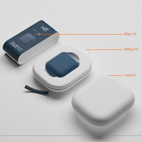 Écouteurs Bluetooth TWS personnalisés en gros, emballage en papier haut de gamme, boîte en pulpe moulée 100% recyclée et biodégradable pour l'électronique