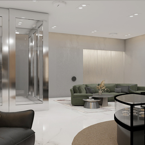 High End Luxury Gold Showcase Jewelry Display Jewellery Shop Interior Boutique Display Cabinet Design Jewelry Showcase - Product Image 5