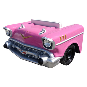 ホームレストランの装飾クラシックな車の形をしたソファレストランブースシーティングバーカーダイナーブース - Product Image 3