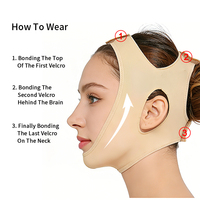 Meilleures ventes : Bandeau amincissant pour le visage, effet lifting en V pour les joues, sangle de maintien pour affiner le menton et la ligne du visage