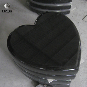 Новый дизайн 2021 г., надгробие из гранита для кремации домашних животных в форме сердца, детский камень - Product Image 5