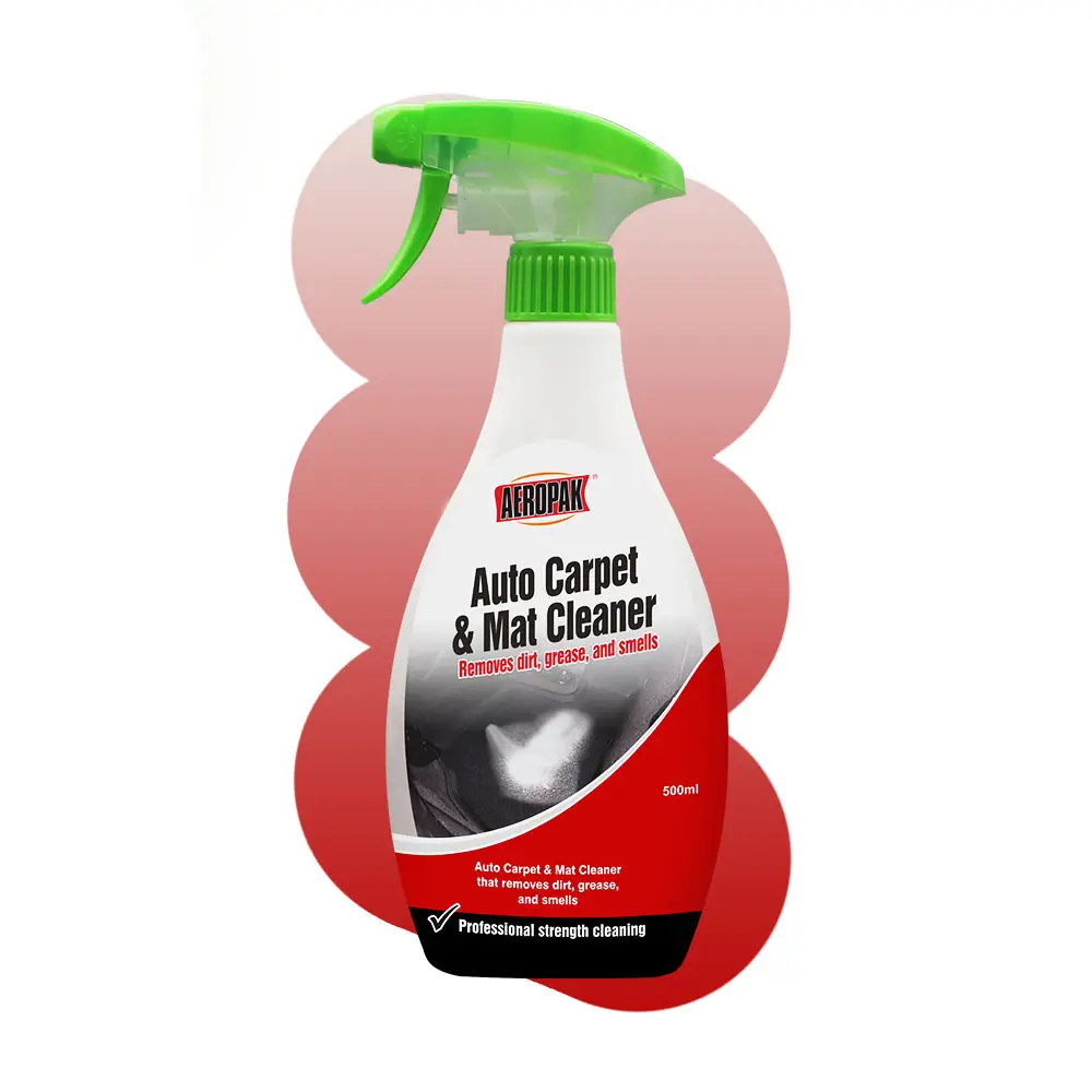 Aeropak 500ml toàn bộ bán tự động Thảm Mat Cleaner phun cho loại bỏ bụi bẩn dầu mỡ có mùi