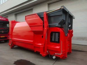 Station de compression mobile de 6 à 18 m³ équipée d'un camion à benne basculante Dongfeng – Vente directe usine de compacteurs de déchets - Product Image 4
