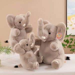 Mainan Hewan Boneka Plush Kustom yang Laris Manis, Boneka Gajah Kawaii, Grosir Mainan Boneka Plush untuk Anak-anak - Product Image 1