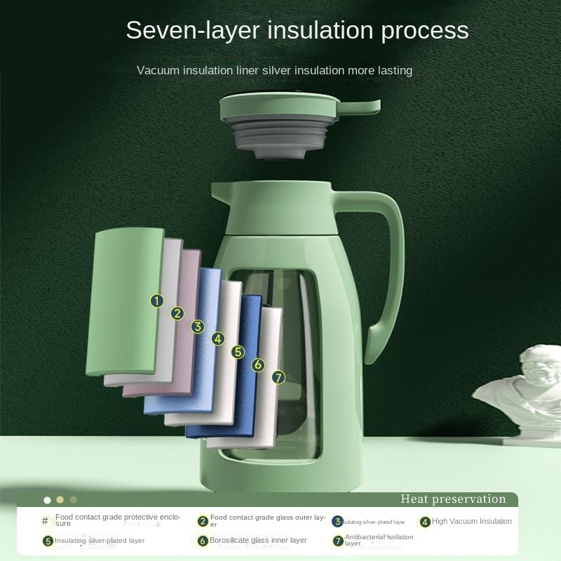Smart Digital Temperature Display Vacuum Flask Business Gifts Warm Kettle Customized Logo Wholesale Insulation Pot Tea Kettle view 2