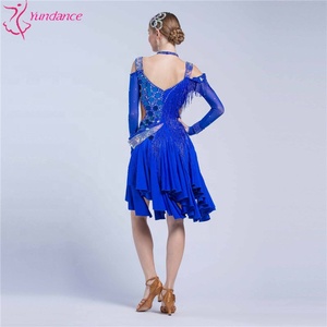 L-17116 Nouvelle Mode Adulte Latine Stage Compétition Costumes Sexy Robe Latine Costumes de <span class=keywords><strong>Danse</strong></span> Pour Adultes - Product Image 6