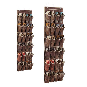 24 Pockets Over Door <b>Shoe</b> Hanger Bag Underwear Socks Sloset Storage Organize Closet Holder for <b>Shoe</b> - Product Image 1