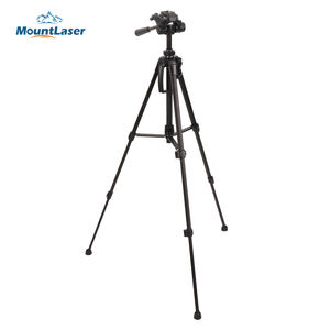 Tré<span class=keywords><strong>pied</strong></span> en aluminium noir série B5 Tré<span class=keywords><strong>pied</strong></span> de niveau <span class=keywords><strong>laser</strong></span> rotatif télescopique avec tête inclinable à filetage 1/4 "x20 <span class=keywords><strong>pour</strong></span> la construction ou la caméra - Product Image 1