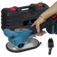 FTV05 Machine à carreler Vibrateur de carrelage Ventouse Vibrateur de sol automatique sans fil réglable Outil de nivellement