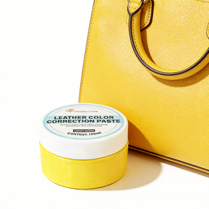 Colorante de Cuero Premium Amarillo Limón para Recoloración y Retoque Eficaz en Cuero Brillante, Pasta Correctora de <span class=keywords><strong>Color</strong></span> de Cuero - Product Image 6